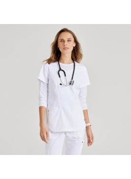 Camiseta médica de mujer Barco GRST124 blanco
