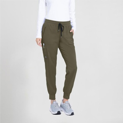 Pantalón de sanidad mujer elástico Barco GRSP537 verde oliva