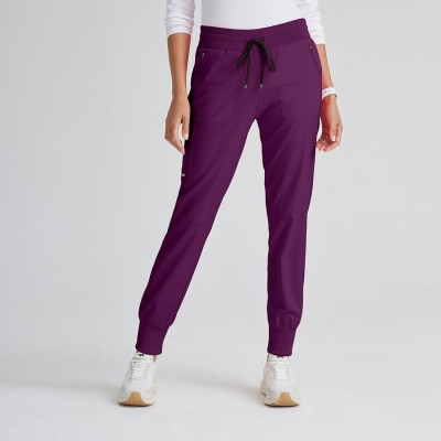 Pantalón de sanidad mujer elástico Barco GRSP537 wine