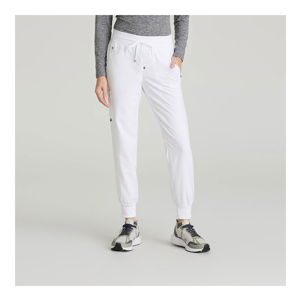 Pantalón de sanidad mujer elástico Barco GRSP537 blanco