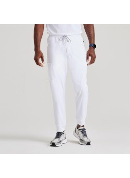 Pantalón de sanidad hombre elástico Barco GRSP550 blanco