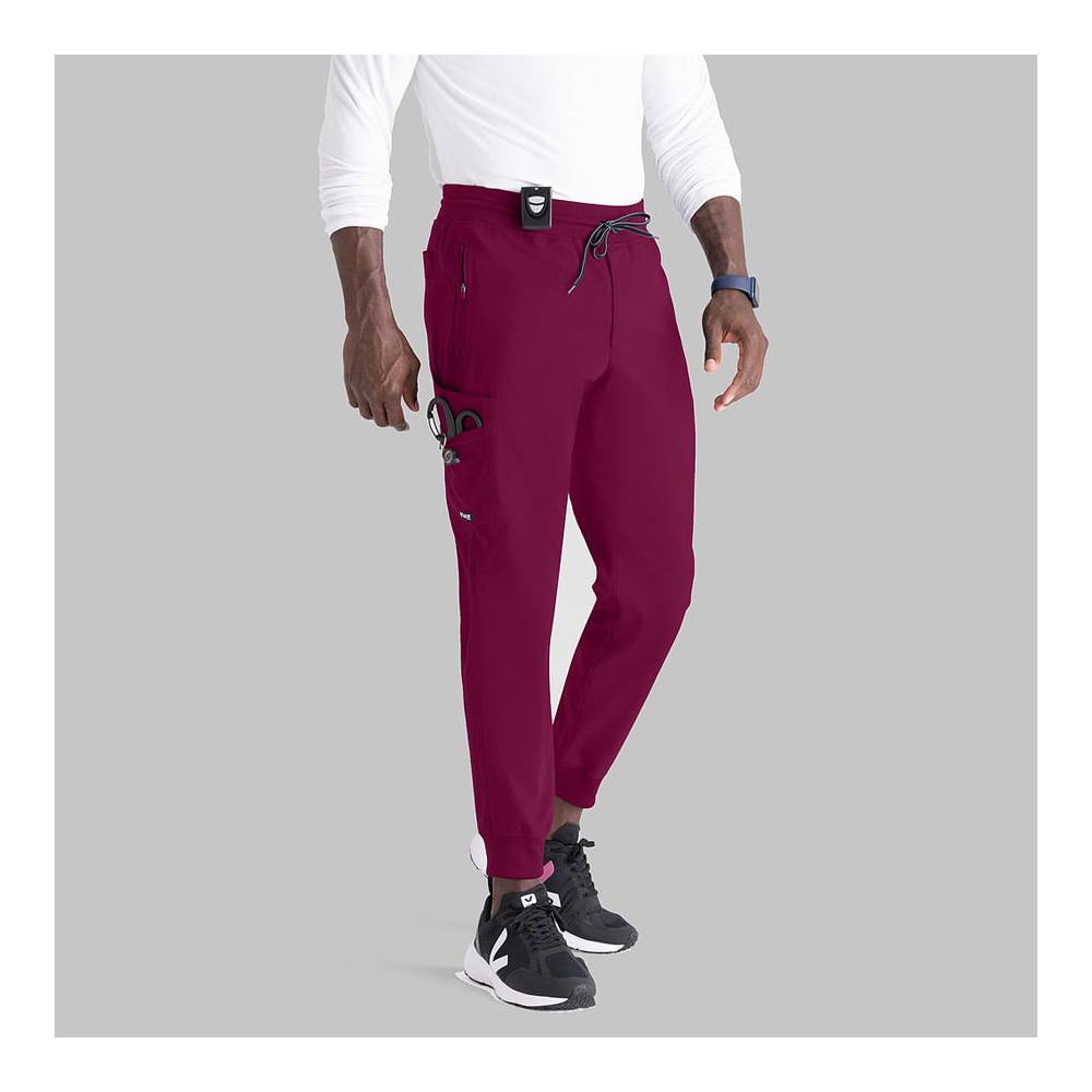 Pantalón de sanidad hombre elástico Barco GRSP550 wine