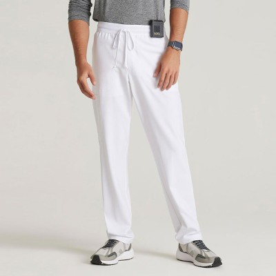 Pantalón de sanidad hombre cordón ajustable Barco GSSP649 blanco