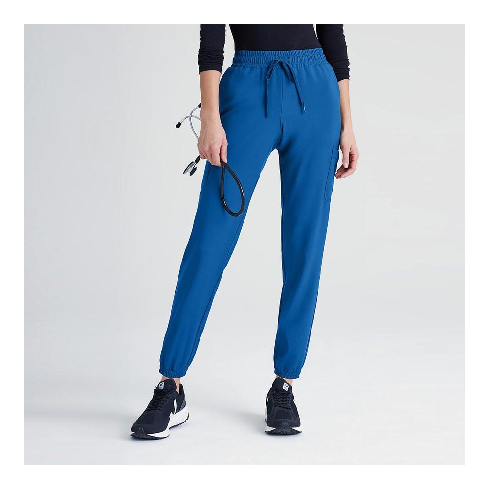 Pantalón médico ecológico de mujer Barco GSSP625 Azul royal