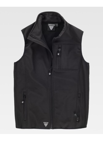 Chaleco Workshell doble capa Workteam S9305 Negro