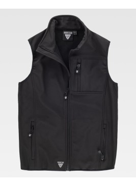 Chaleco Workshell doble capa Workteam S9305 Negro
