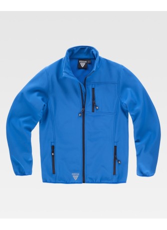 Chaqueta Workshell doble capa Workteam S9105 Azulina