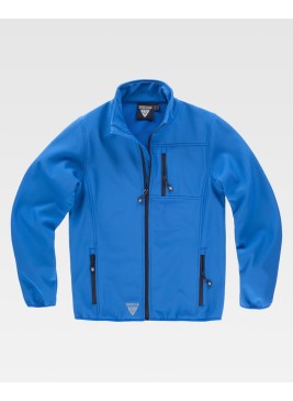 Chaqueta Workshell doble capa Workteam S9105 Azulina