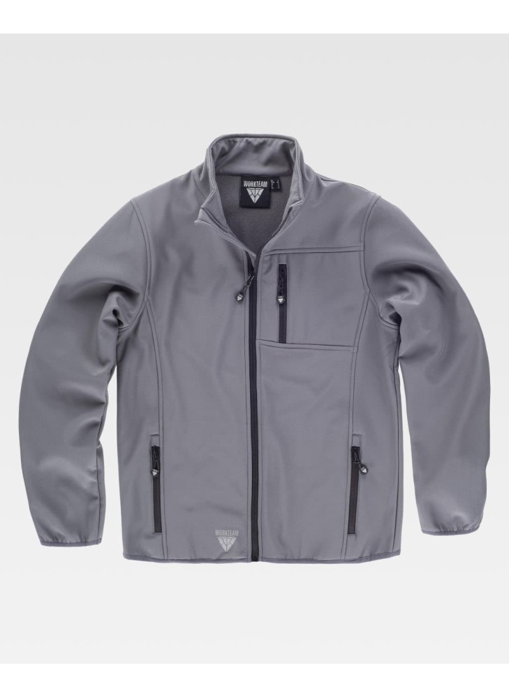 Chaqueta Workshell doble capa Workteam S9105 Gris