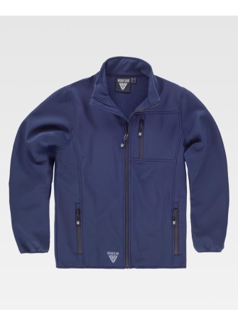 Chaqueta Workshell doble capa Workteam S9105 Marino