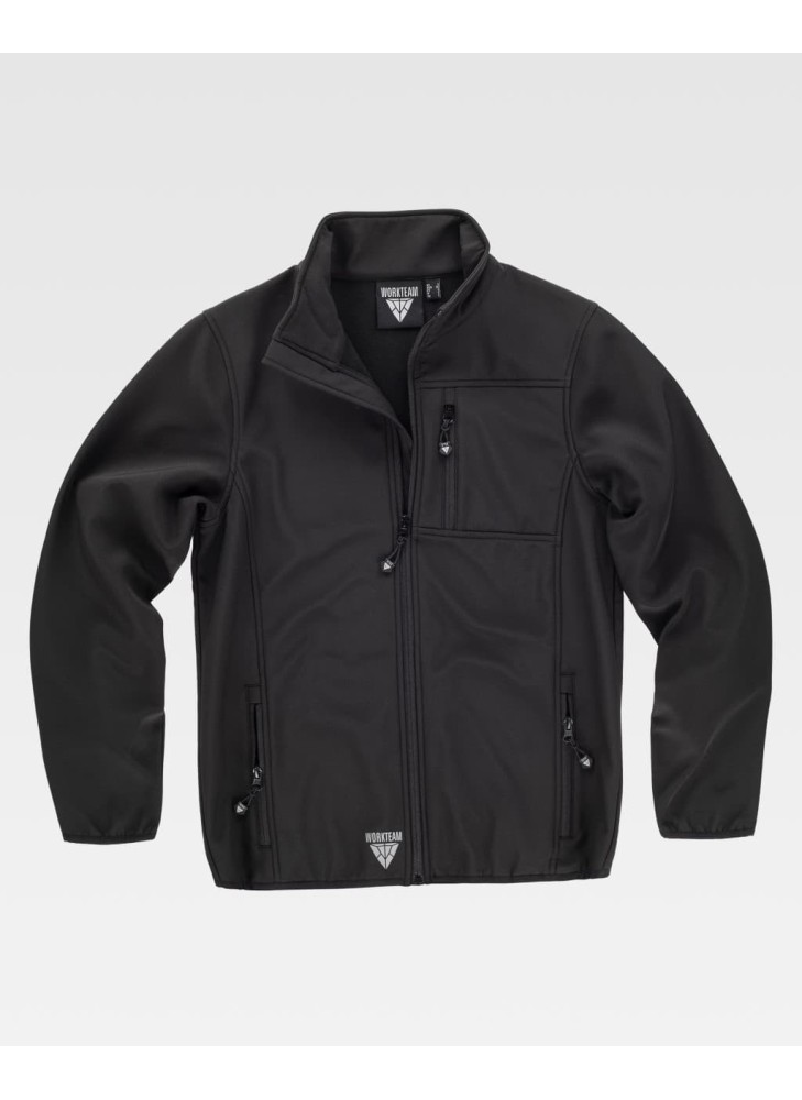 Chaqueta Workshell doble capa Workteam S9105 Negro