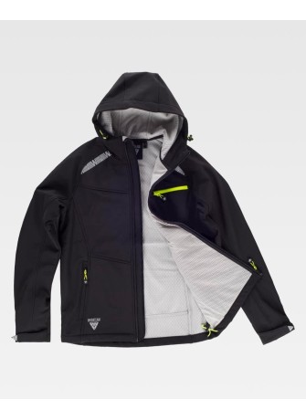 Chaqueta workshell con capucha S7820
