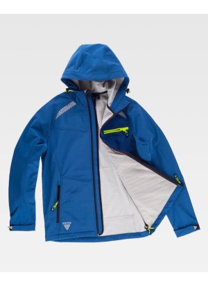 Chaqueta workshell con capucha S7820
