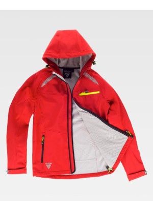 Chaqueta workshell con capucha S7820