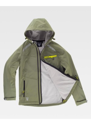 Chaqueta workshell con capucha S7820