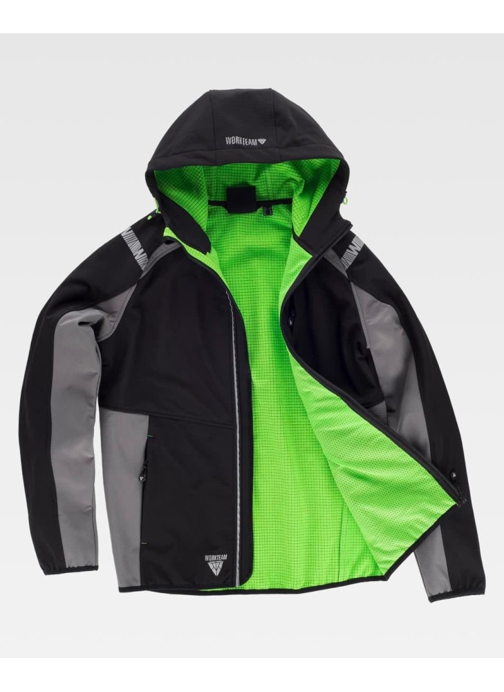 Chaqueta Workshell tejido Reciclado S7830