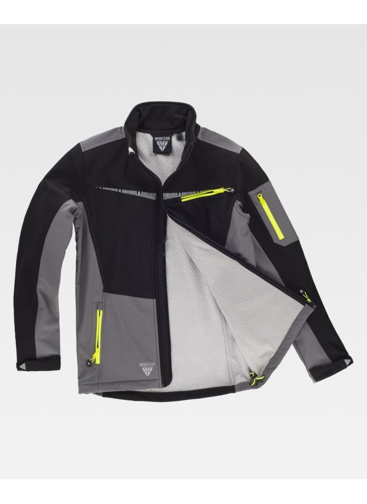 Chaqueta Workshell transpirable Workteam S7825