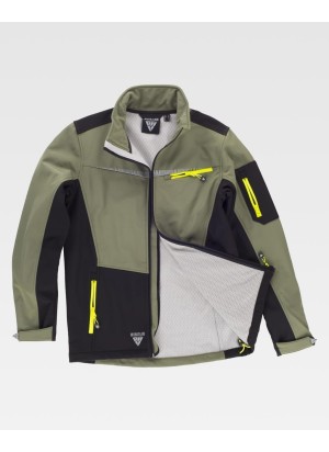 Chaqueta Workshell transpirable Workteam S7825