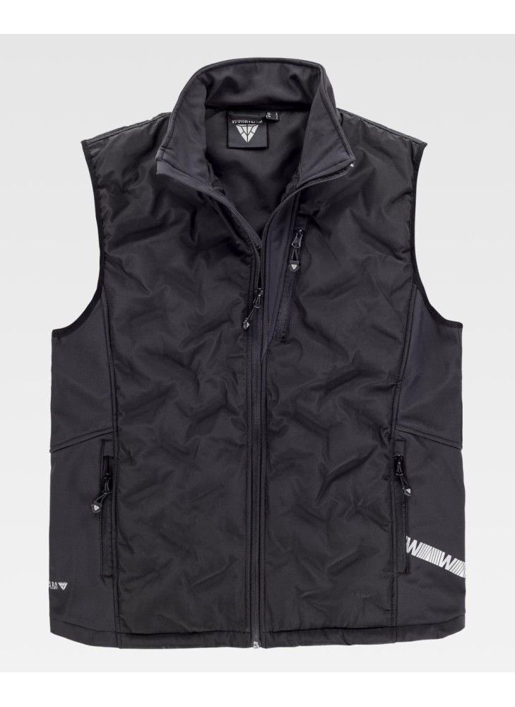 Chaleco Workshell acolchado sin mangas Workteam S7810