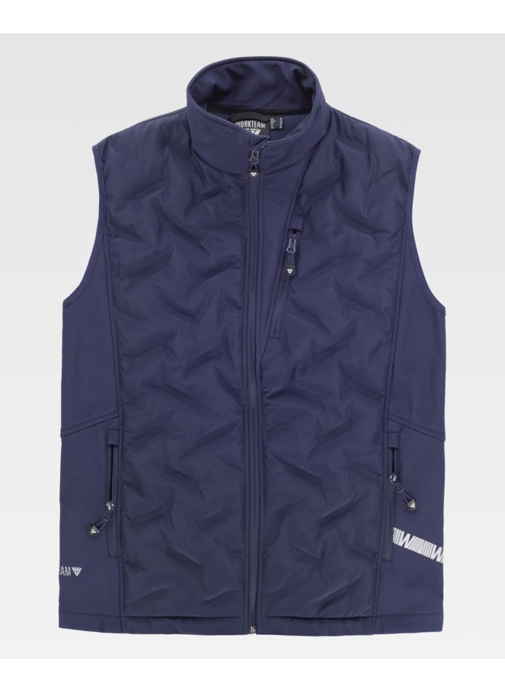 Chaleco Workshell acolchado sin mangas Workteam S7810