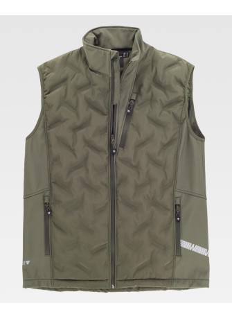 Chaleco Workshell acolchado sin mangas Workteam S7810