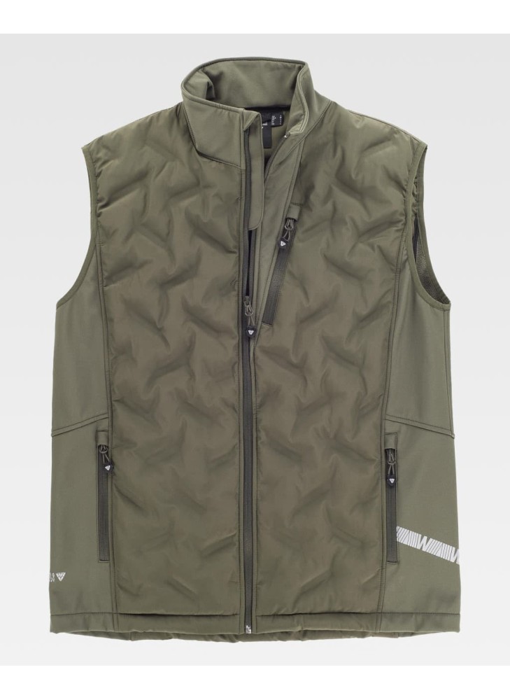 Chaleco Workshell acolchado sin mangas Workteam S7810