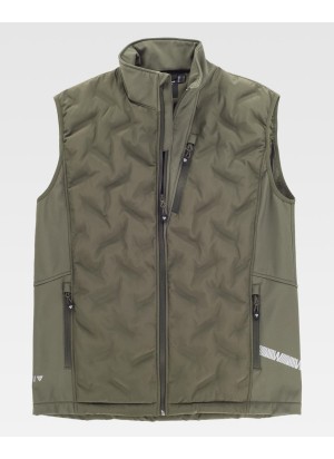 Chaleco Workshell acolchado sin mangas Workteam S7810