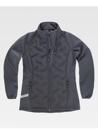 Chaqueta Workshell acolchada de mujer Workteam S7815