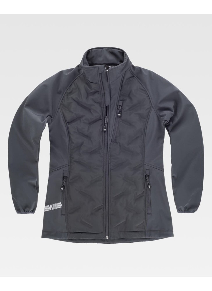 Chaqueta Workshell acolchada de mujer Workteam S7815