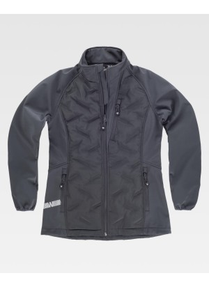 Chaqueta Workshell acolchada de mujer Workteam S7815