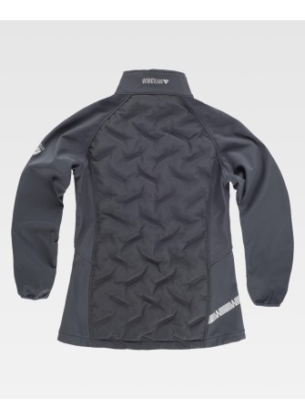 Chaqueta Workshell acolchada de mujer Workteam S7815