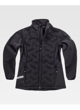 Chaqueta Workshell acolchada de mujer Workteam S7815