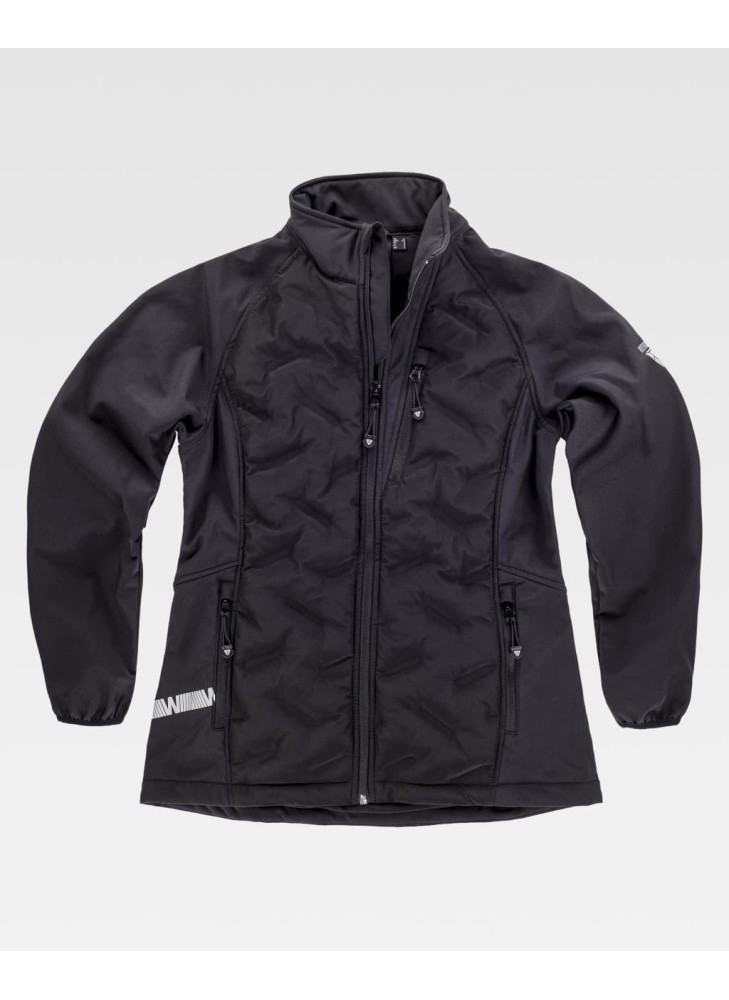 Chaqueta Workshell acolchada de mujer Workteam S7815