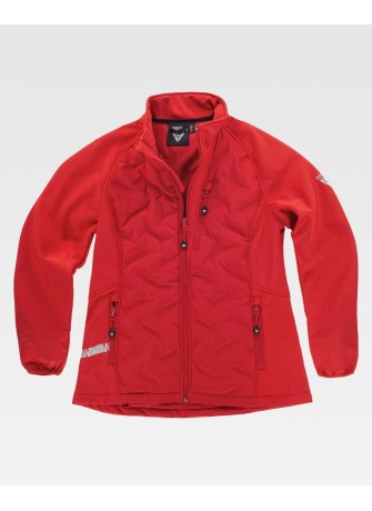 Chaqueta Workshell acolchada de mujer Workteam S7815
