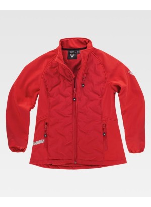 Chaqueta Workshell acolchada de mujer Workteam S7815