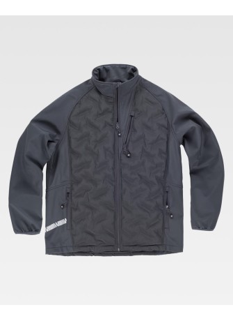 Chaqueta Workshell acolchada de hombre Workteam S7800