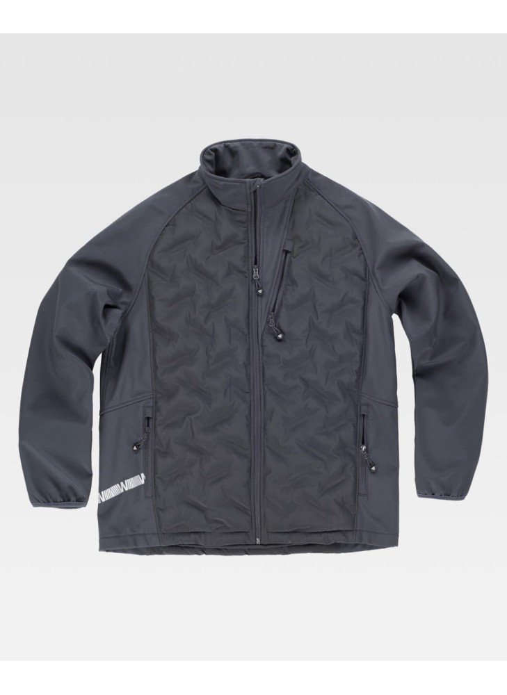 Chaqueta Workshell acolchada de hombre Workteam S7800