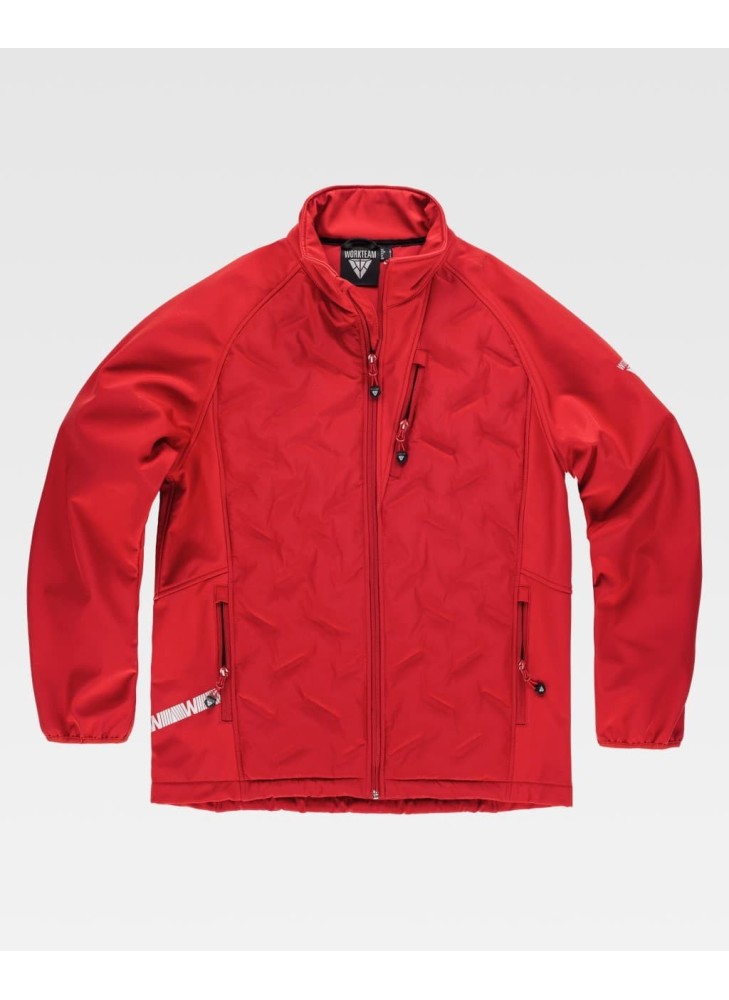 Chaqueta Workshell acolchada de hombre Workteam S7800