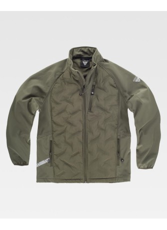 Chaqueta Workshell acolchada de hombre Workteam S7800