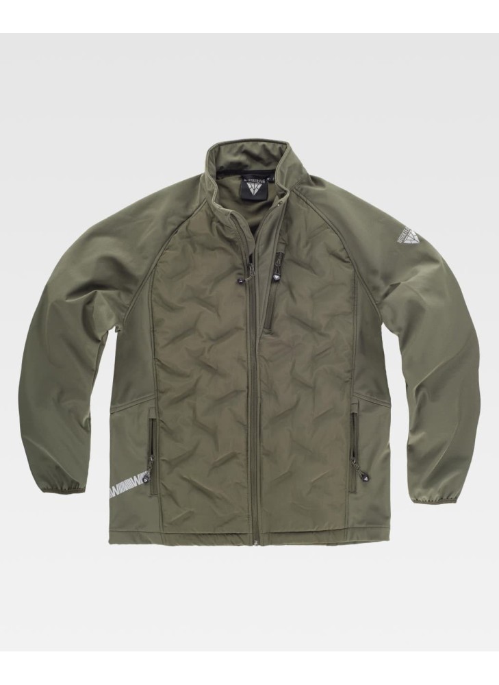Chaqueta Workshell acolchada de hombre Workteam S7800