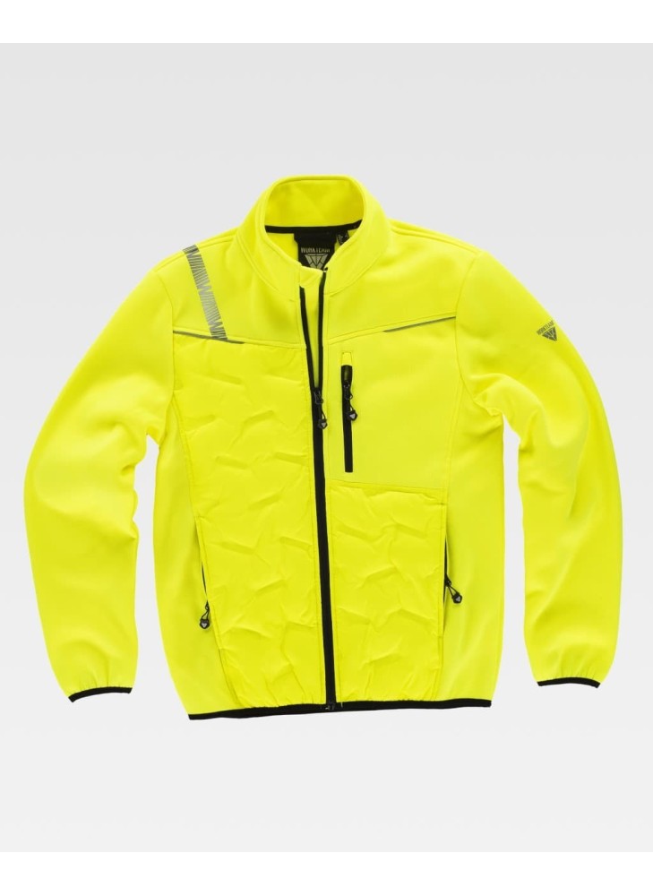 Chaqueta combinada acolchada reflectante Workteam S7835
