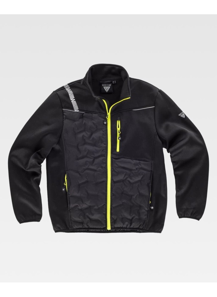 Chaqueta combinada acolchada reflectante Workteam S7835