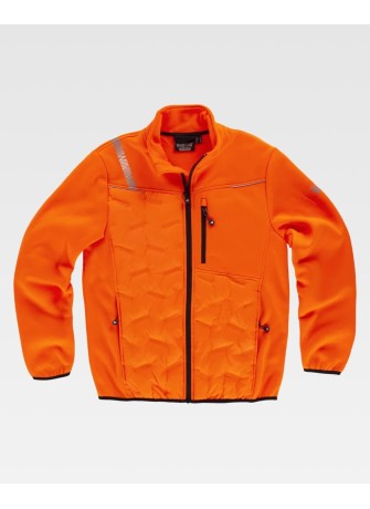Chaqueta combinada acolchada reflectante Workteam S7835