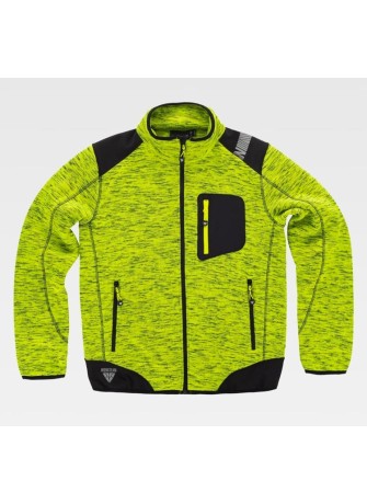 Chaqueta combinada con cuello alto Workteam S9455