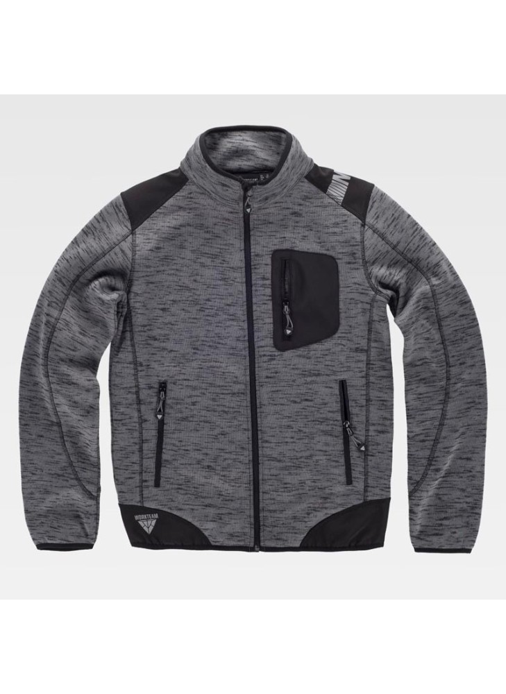 Chaqueta combinada con cuello alto Workteam S9455