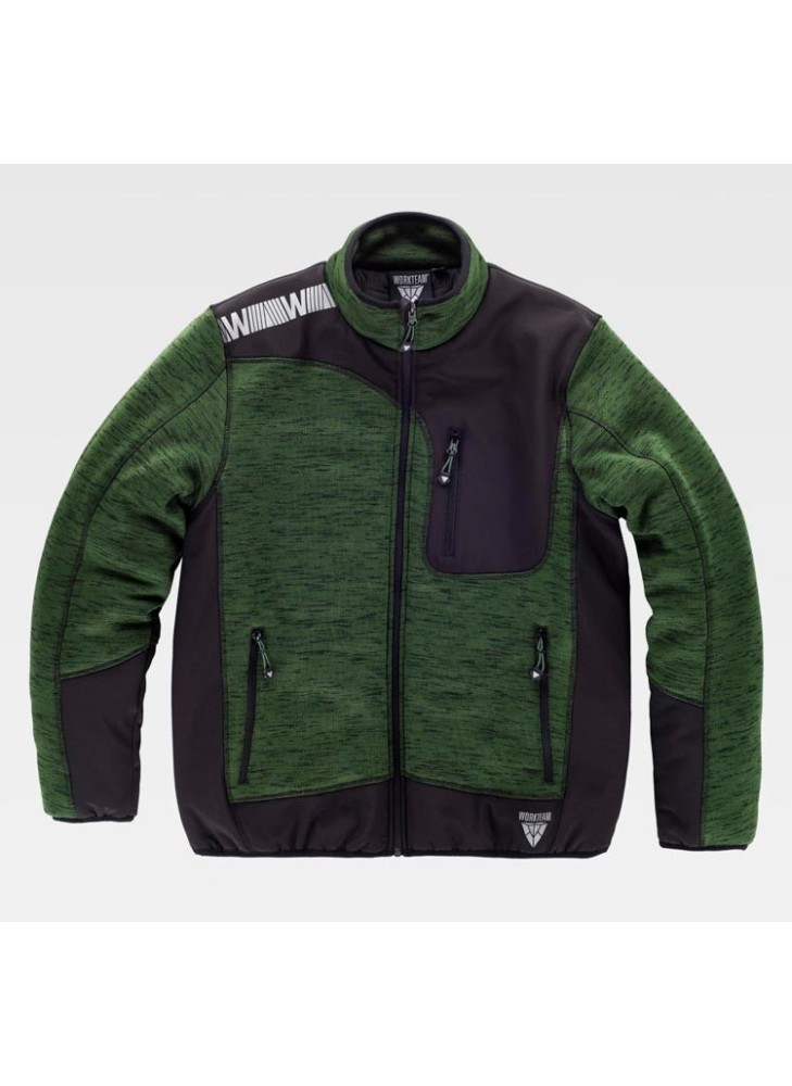 Chaqueta Workshell acolchada sin capucha Workteam S9465