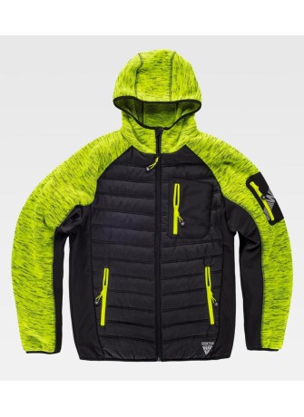 Chaqueta Workshell de punto acolchada con capucha S9475