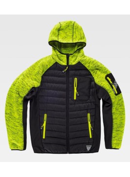 Chaqueta Workshell de punto acolchada con capucha S9475