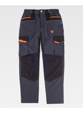 Pantalón multibolsillos elástico de Mujer WF3055