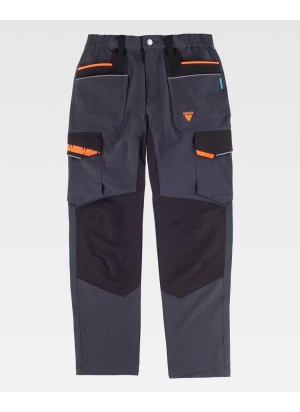 Pantalón multibolsillos elástico de Mujer WF3055